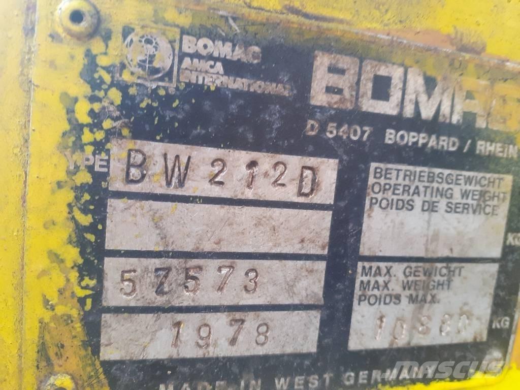 Bomag BW 212 D Ущільнювачі грунту