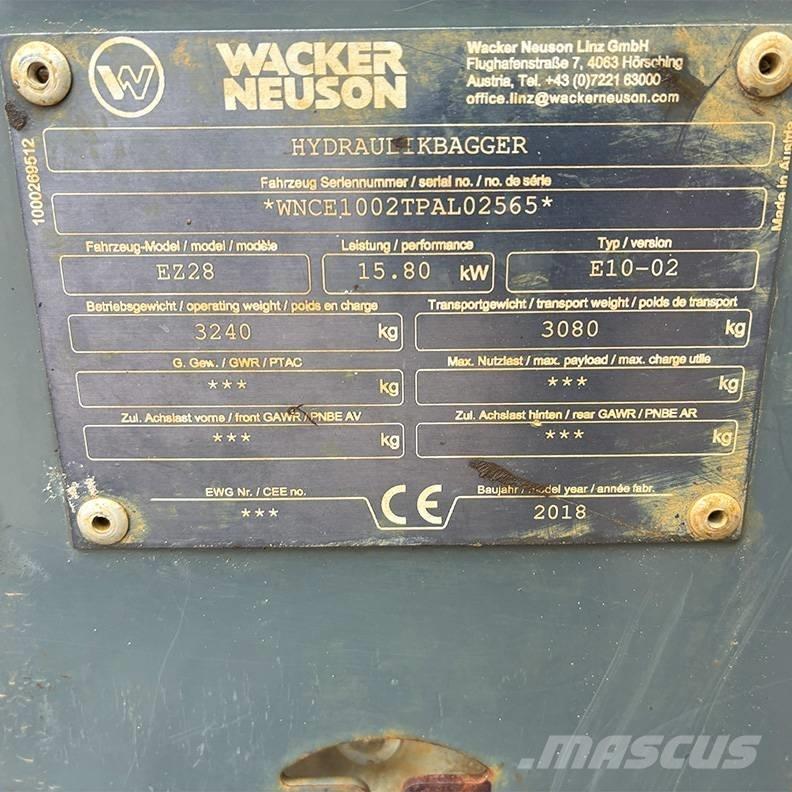 Wacker Neuson EZ 28 Міні-екскаватори < 7т