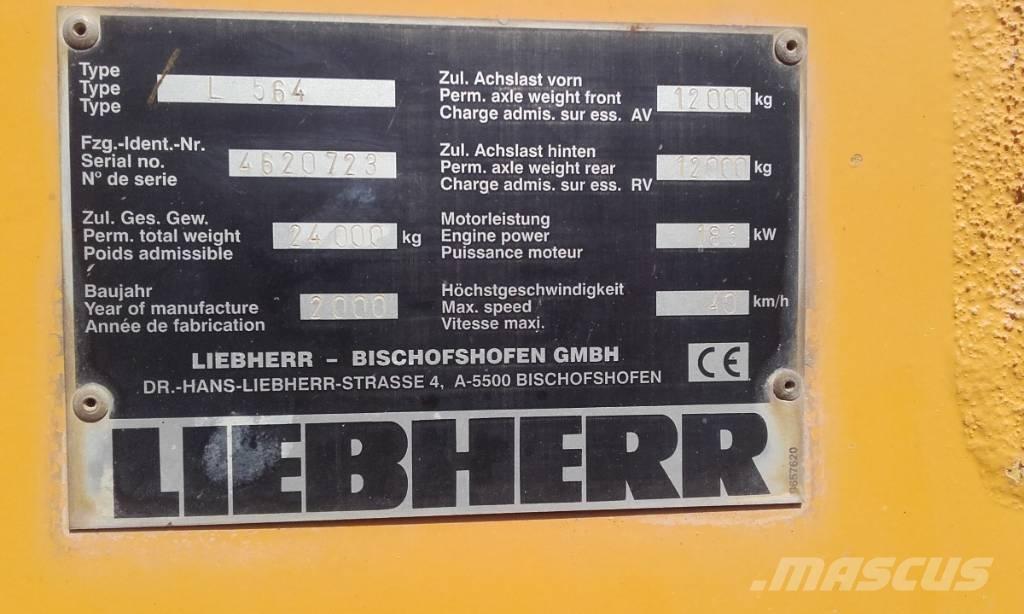 Liebherr L 564 Фронтальні навантажувачі