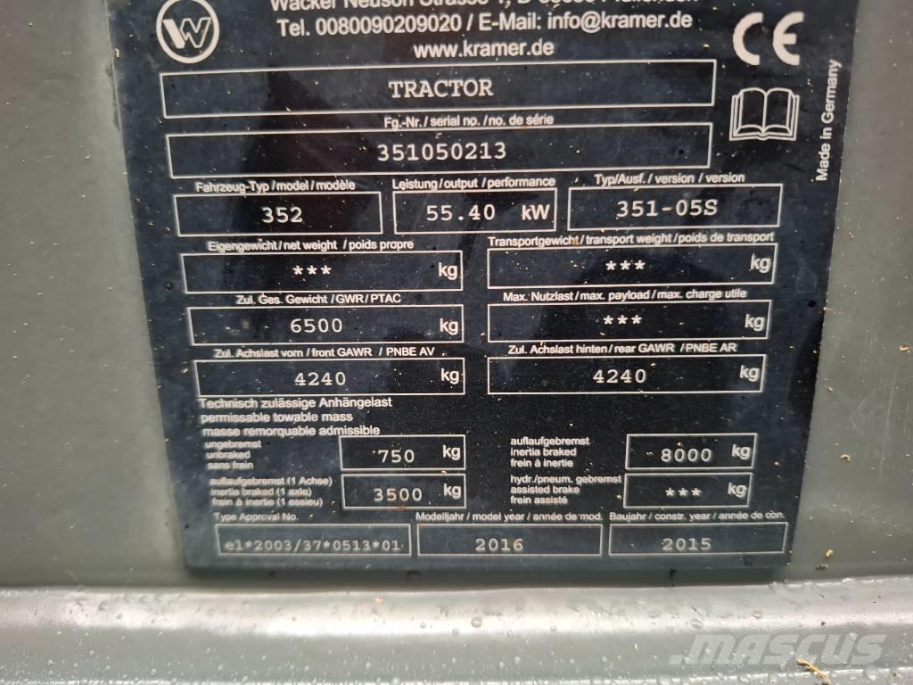 Kramer 8085 Фронтальні навантажувачі