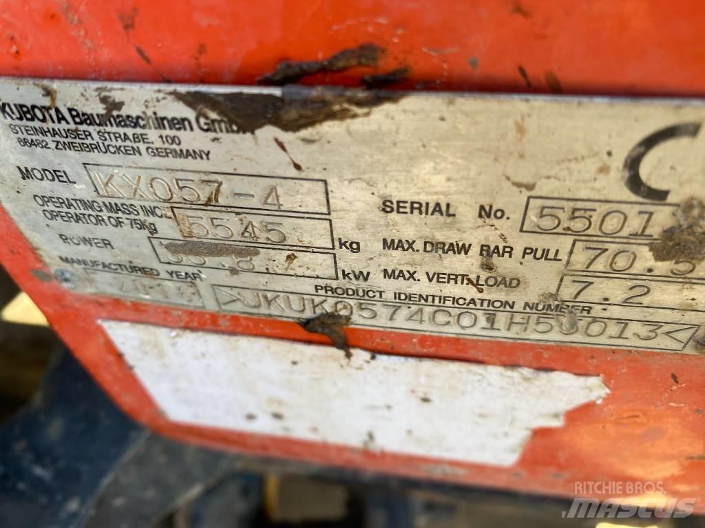 Kubota KX 057-4 Міні-екскаватори < 7т