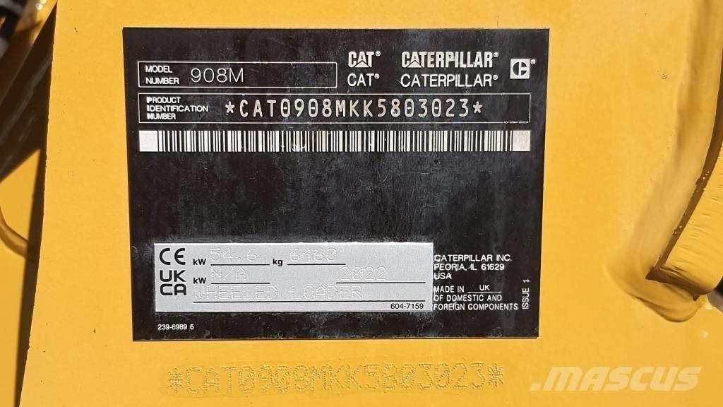 CAT 908M  Cat 908 Фронтальні навантажувачі