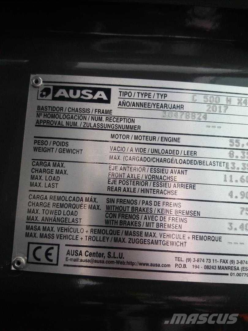 Ausa C500 HX4 Навантажувачі підвищеної прохідності