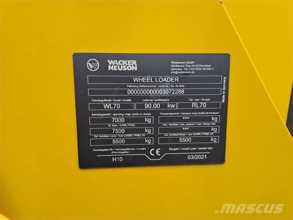 Wacker Neuson WL70 Фронтальні навантажувачі