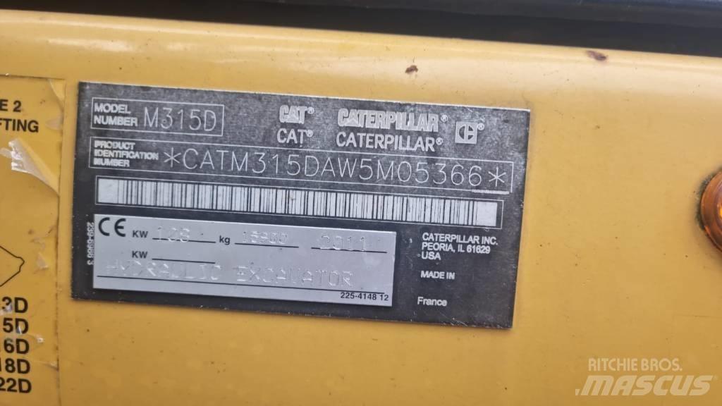 CAT M 315 D Колісні екскаватори