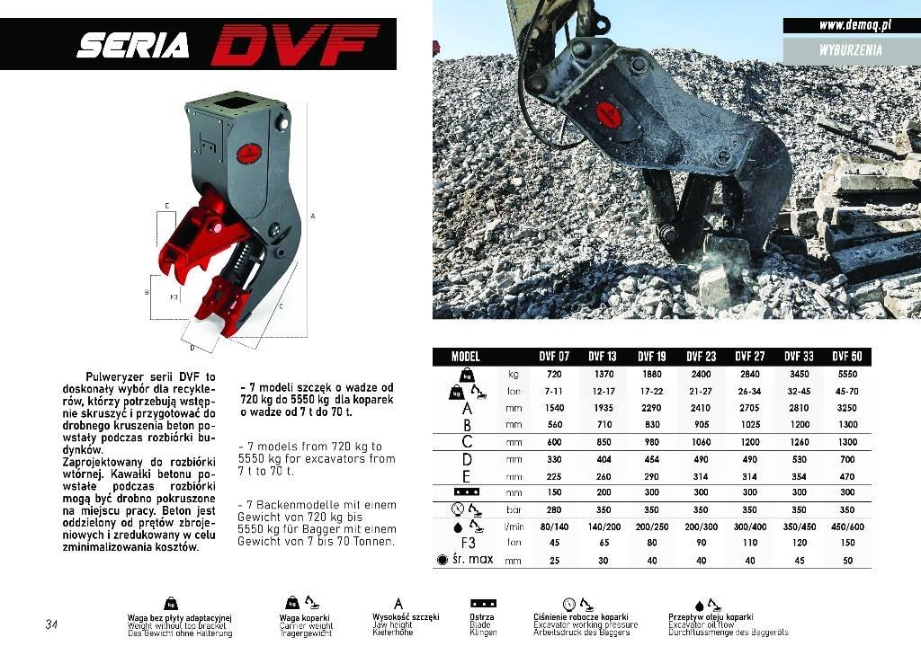  DEMOQ DVF23 Будівельні роздрібнювачі