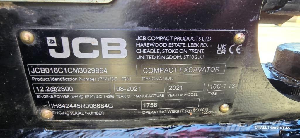 JCB 16 C-1 Міні-екскаватори < 7т