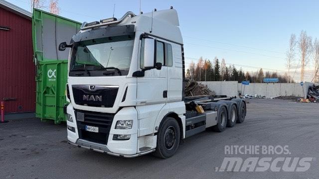 MAN TGX 35.580 Вантажівки з гаковим підйомом