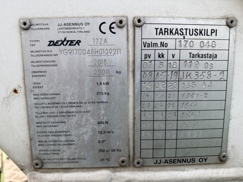 Dexter 17ZA Вишки-причепи