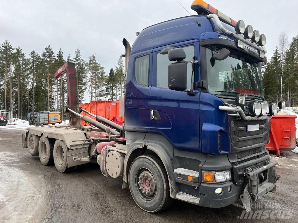 Scania R 500 Вантажівки з гаковим підйомом
