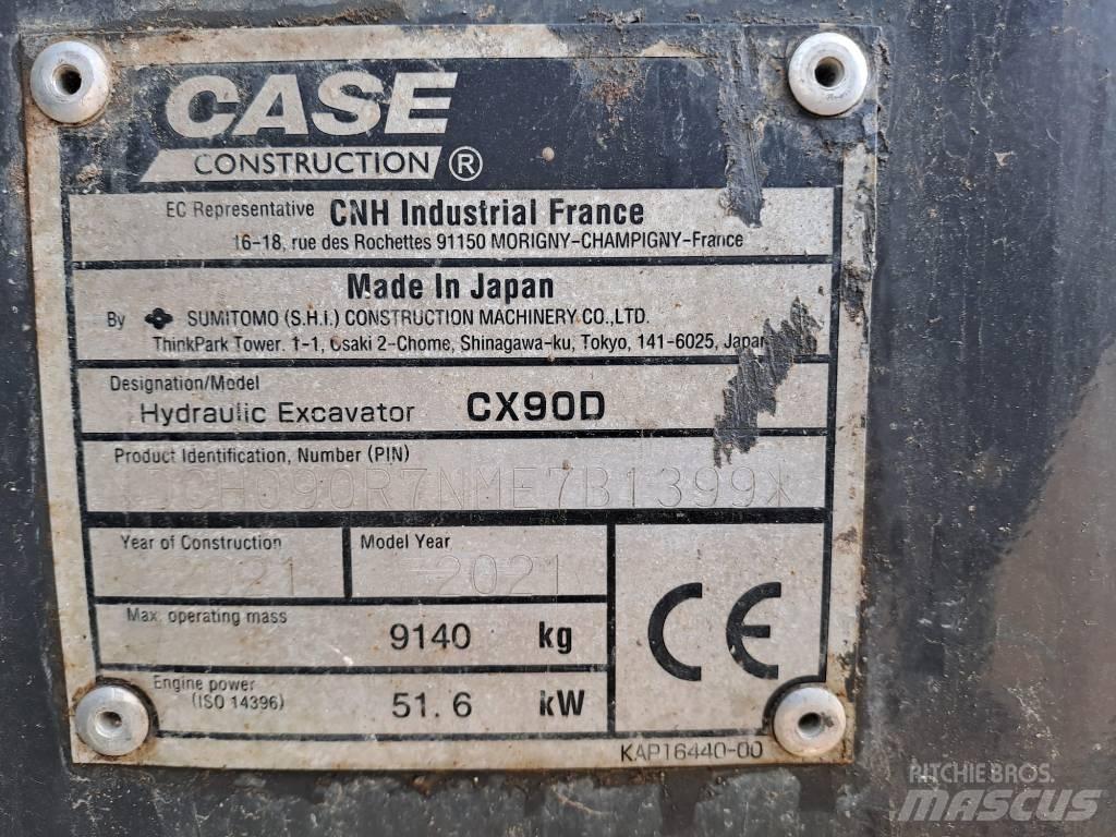 CASE CX 90 D Середні екскаватори 7т. - 12т.