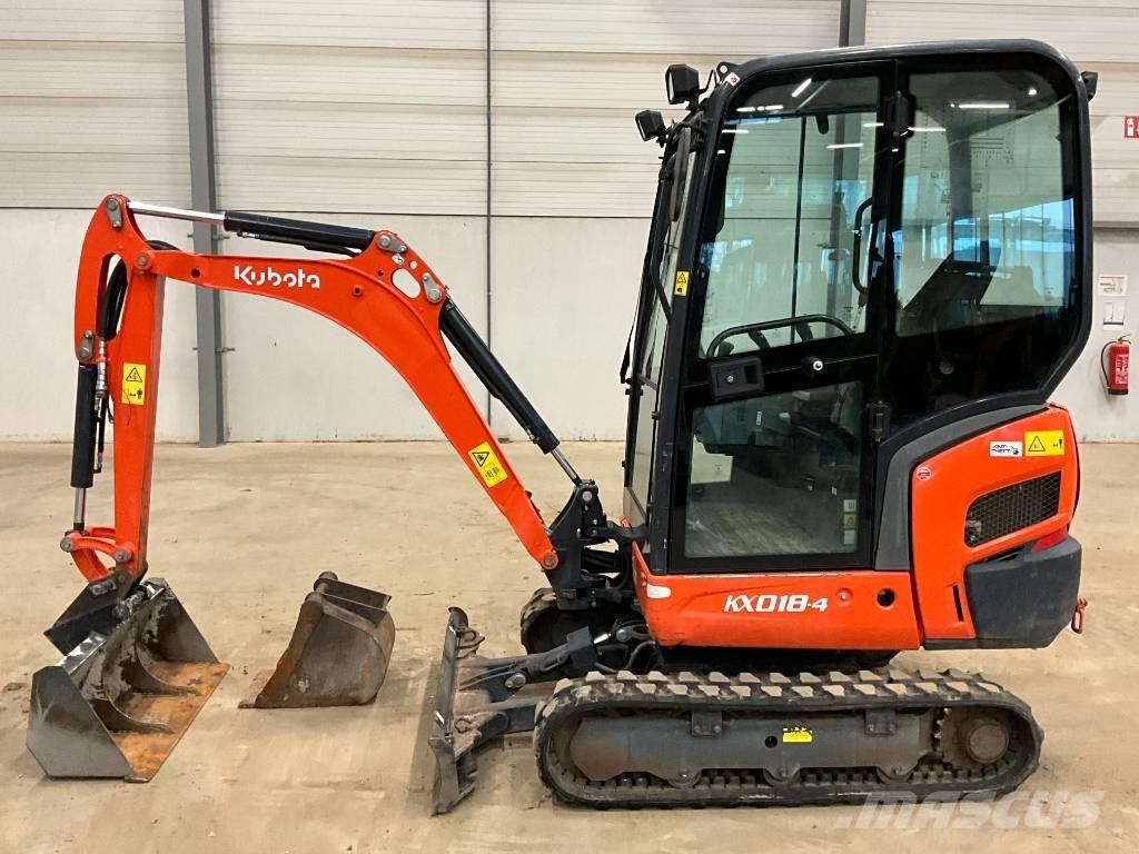 Kubota KX 018-4 Міні-екскаватори < 7т