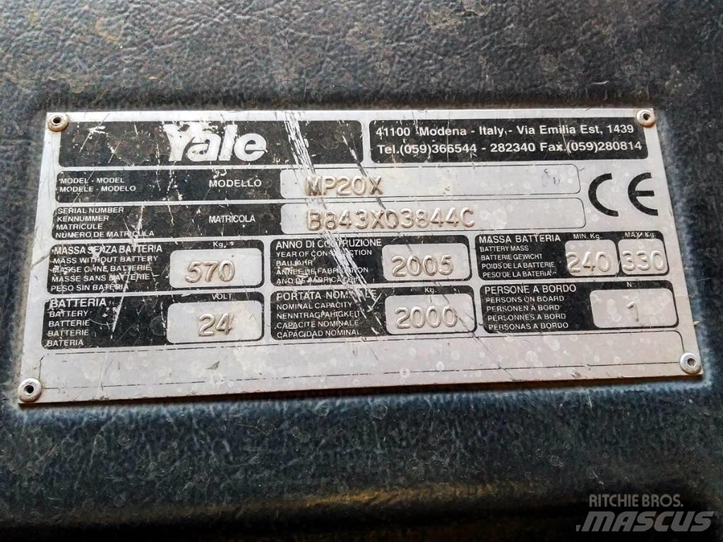 Yale MP20X Візки для перевезення піддонів