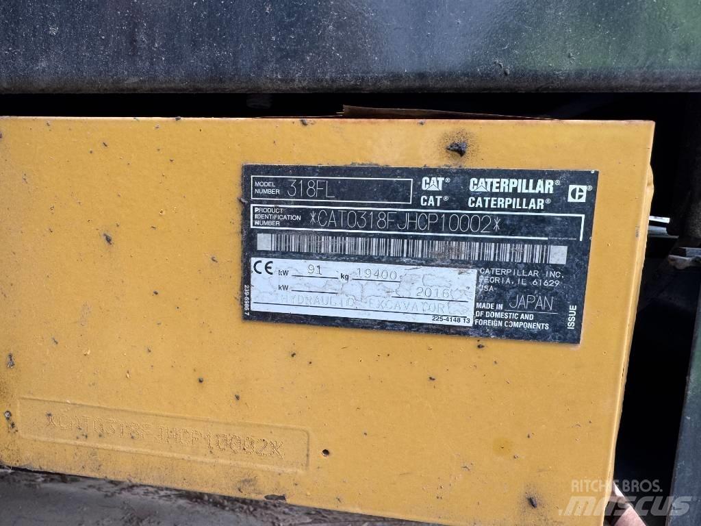CAT 318 FL Гусеничні екскаватори