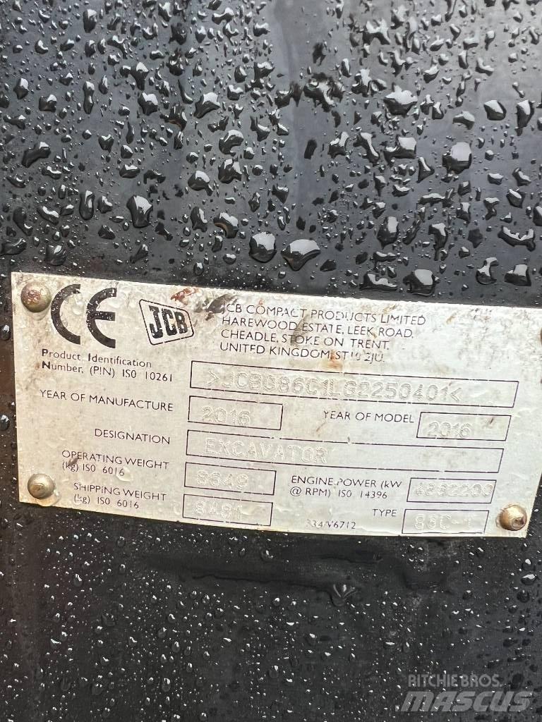 JCB 86 C-1 eco Середні екскаватори 7т. - 12т.