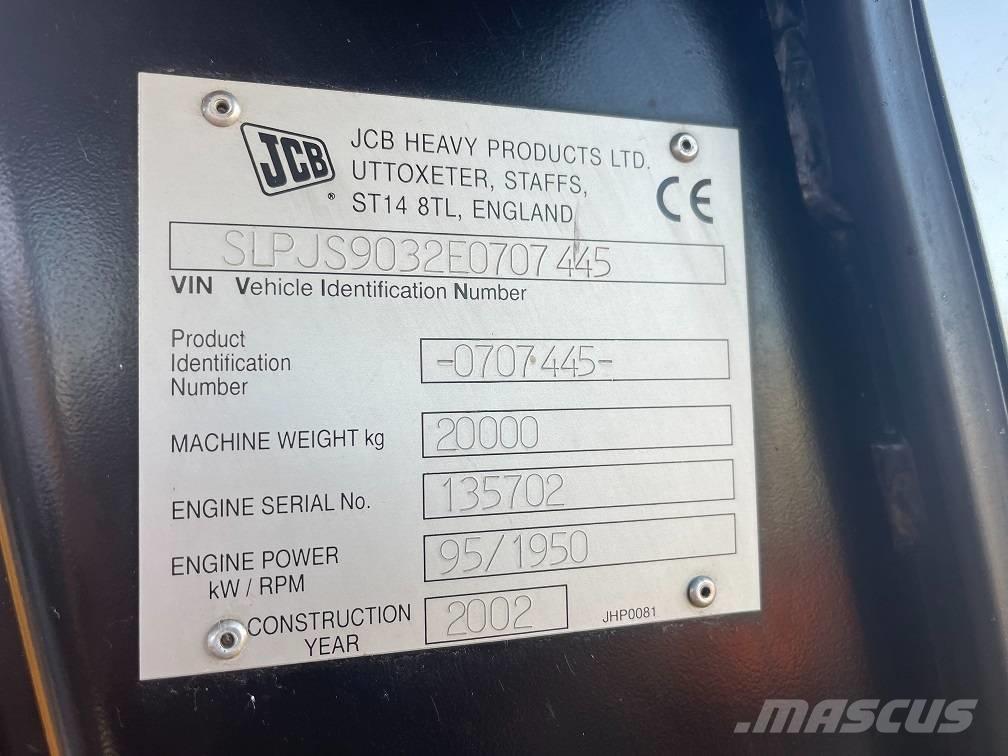 JCB JS 200 Гусеничні екскаватори