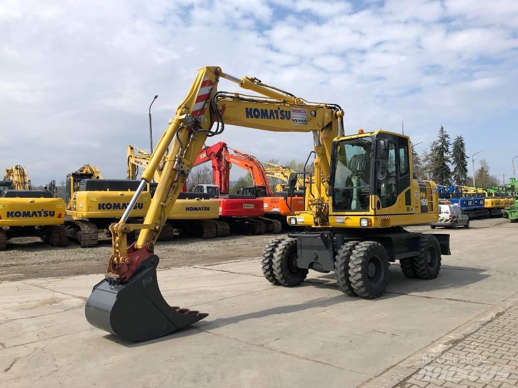 Komatsu PW160-8 Колісні екскаватори