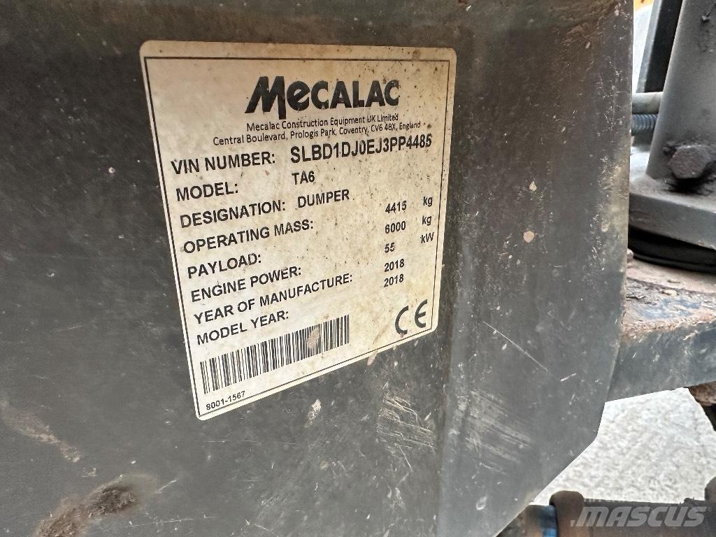 Mecalac TA 6 Міні самоскиди