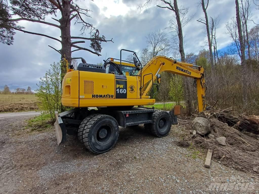 Komatsu PW 160-7E0 Колісні екскаватори