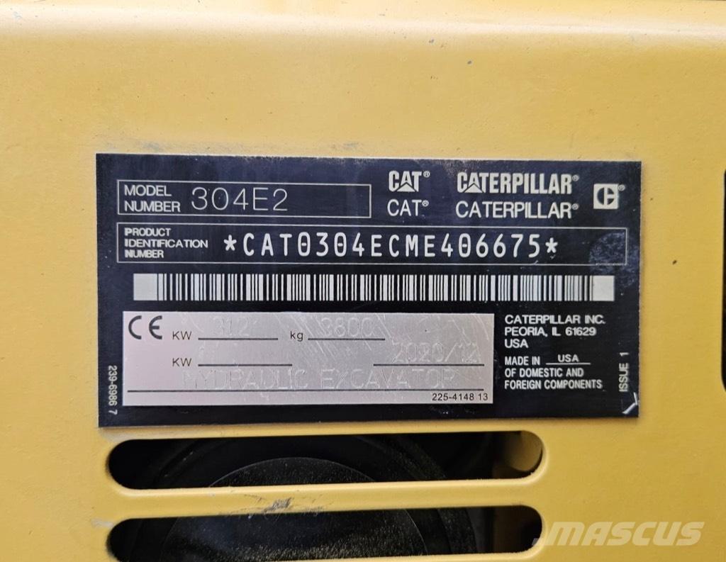 CAT 304 E 2 Міні-екскаватори < 7т