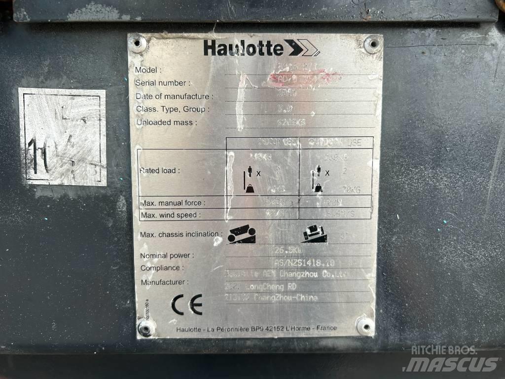 Haulotte HA16RTJ PRO Колінчаті підйомники