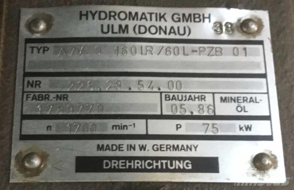 Hydromatik A7V0160LR Гідравліка