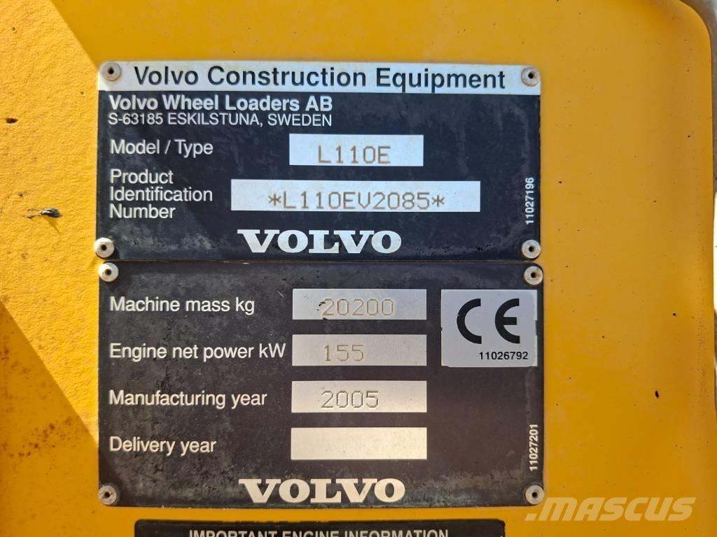 Volvo L 110 E Фронтальні навантажувачі