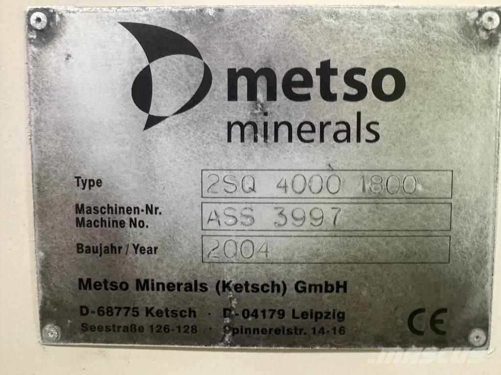 Metso 2SQ 4000 1800 Просіювачі