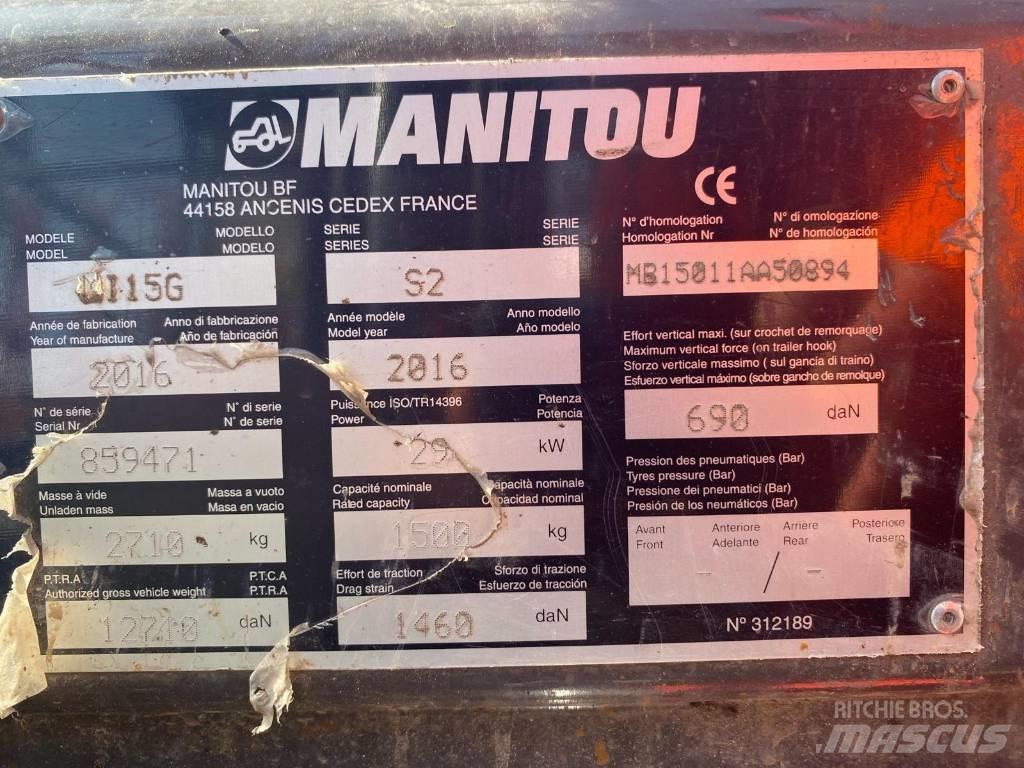 Manitou MI 15 G Газові навантажувачі