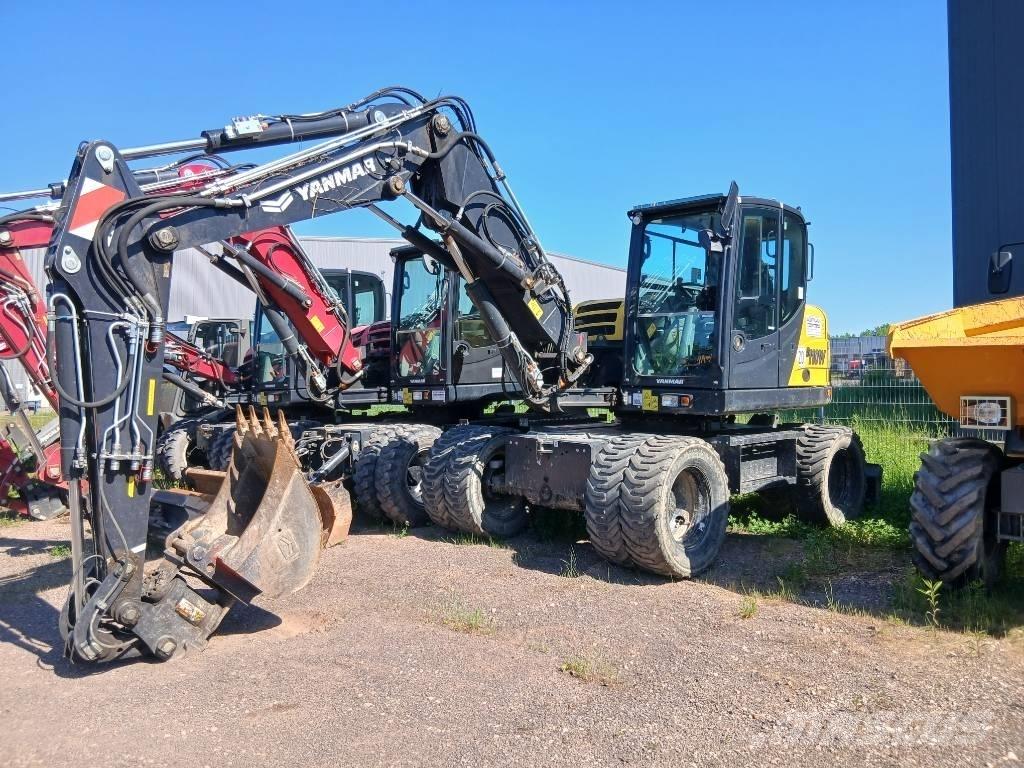 Yanmar B 110 W Колісні екскаватори