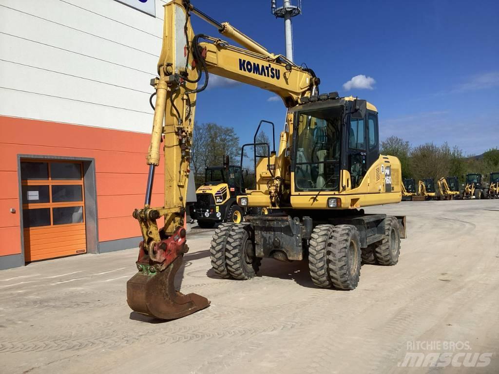 Komatsu PW 160-7E0 Колісні екскаватори
