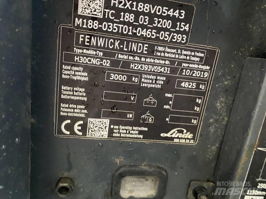 Linde H30CNG-02 Газові навантажувачі
