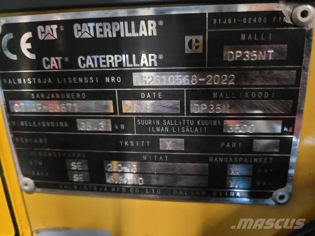 CAT DP 35 N Дизельні навантажувачі