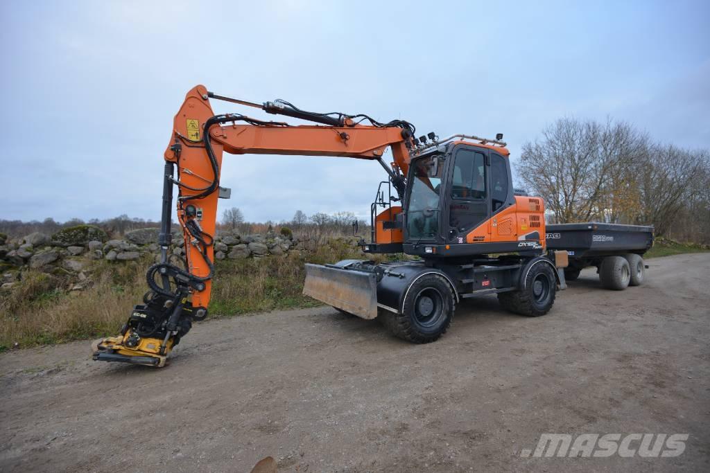 Doosan DX 165 W-5 Колісні екскаватори
