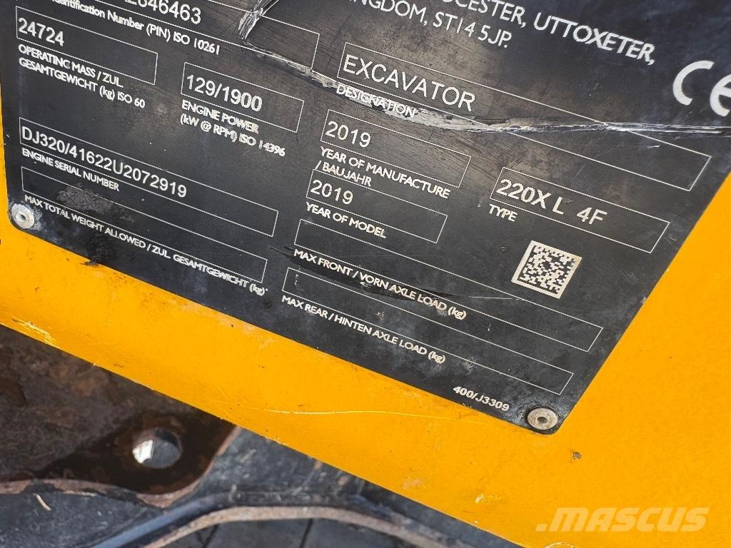 JCB 220X Гусеничні екскаватори
