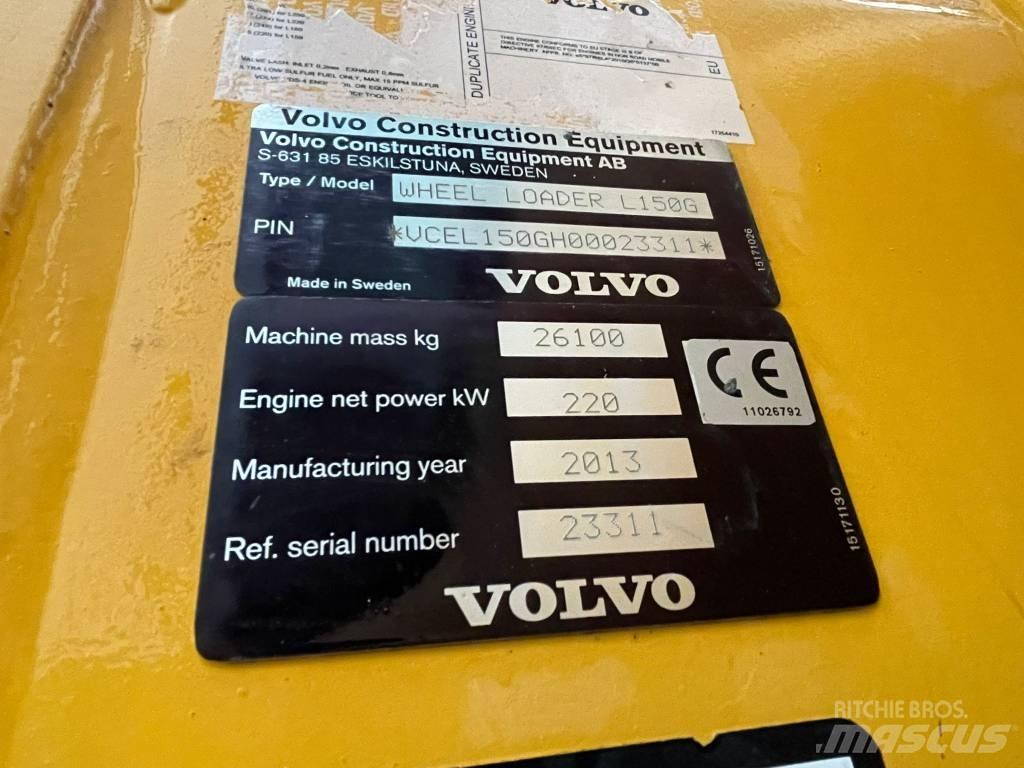 Volvo L 150 G Фронтальні навантажувачі