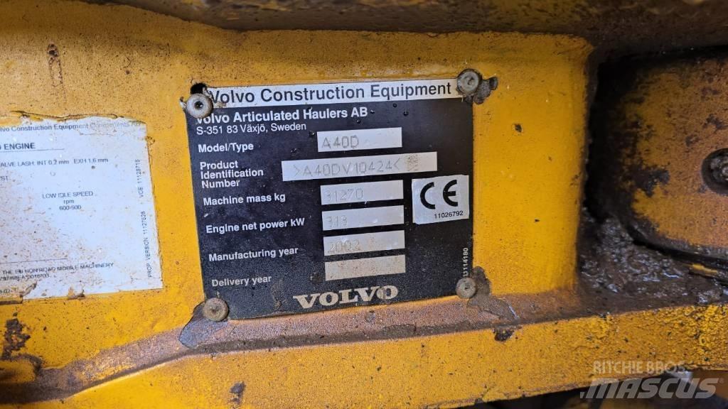 Volvo A 40 D Зчленовані самоскиди