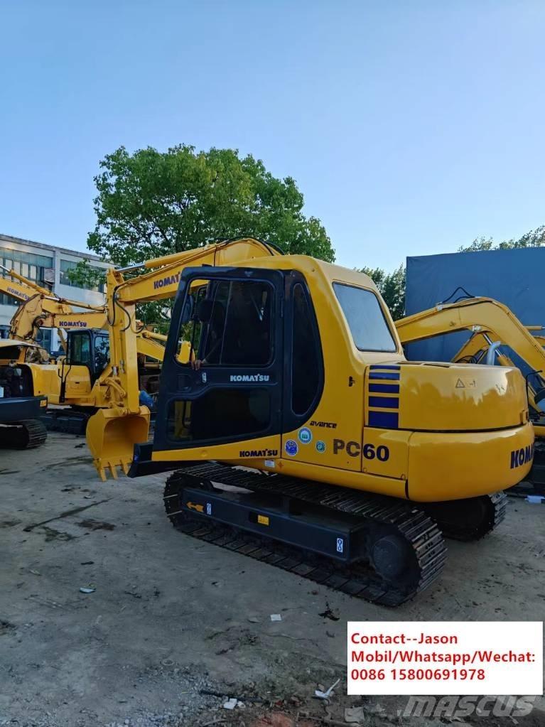 Komatsu PC 60 Міні-екскаватори < 7т