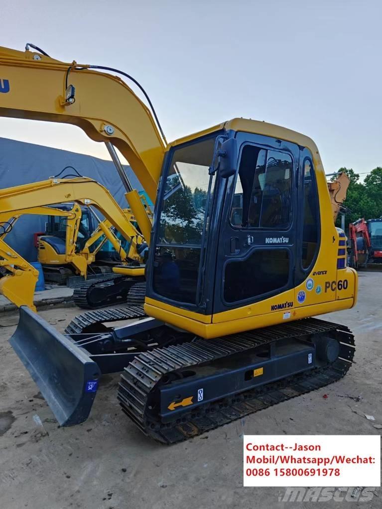 Komatsu PC 60 Міні-екскаватори < 7т