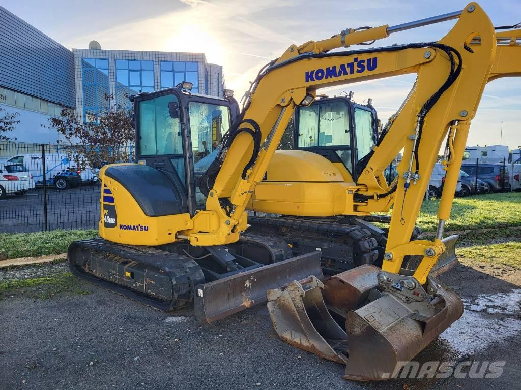 Komatsu PC45MR-5 Міні-екскаватори < 7т