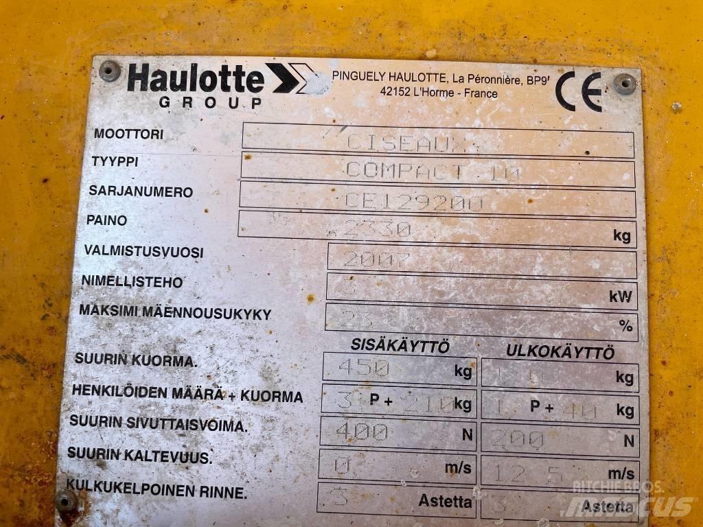 Haulotte Compact 10 Підйомники-ножиці