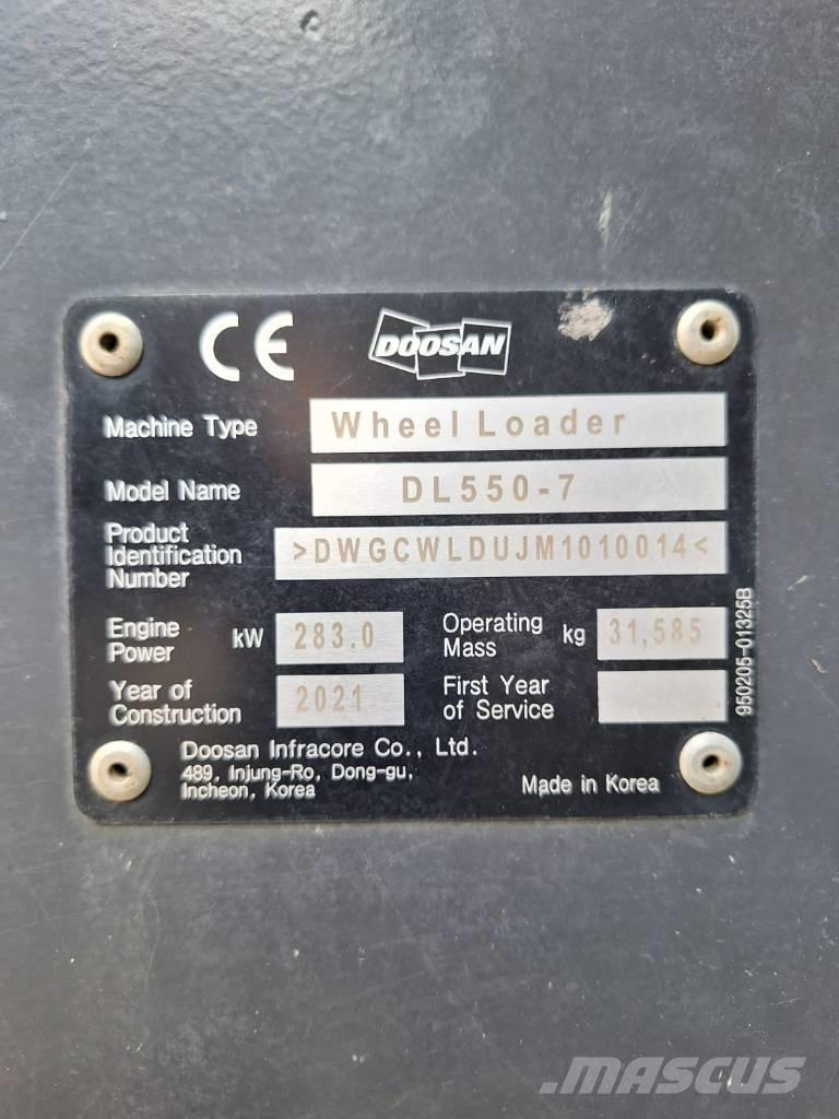Doosan DL550-7 Фронтальні навантажувачі