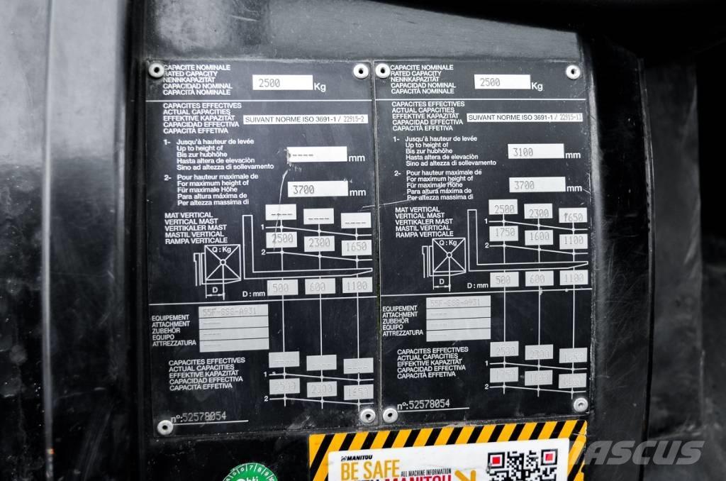 Manitou MC 25-4 D Дизельні навантажувачі