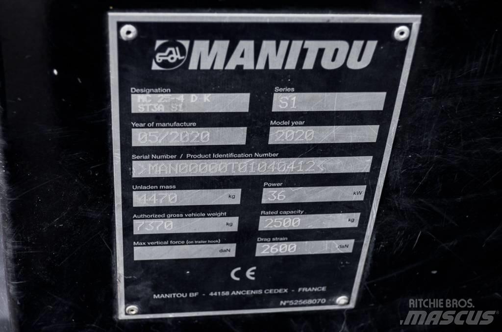 Manitou MC 25-4 D Дизельні навантажувачі