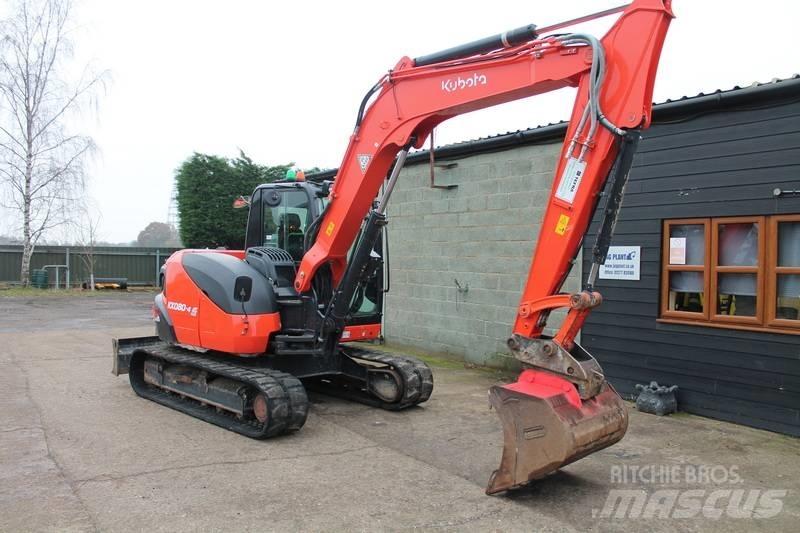 Kubota KX 080-4 Середні екскаватори 7т. - 12т.