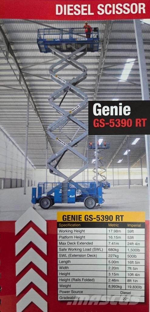 Genie GS 5390 RT Підйомники-ножиці
