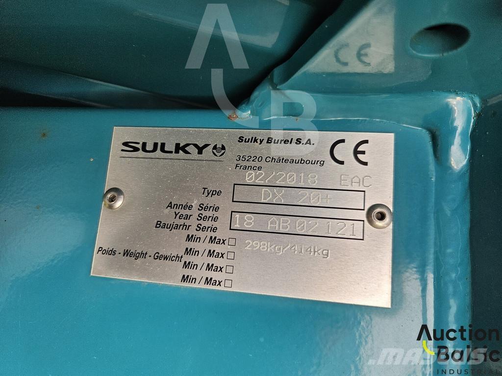 Sulky DX 20+ Розсіювач мінеральних добрив