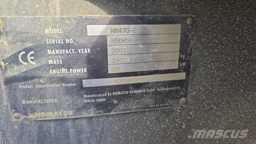 Komatsu WA 470-6 Фронтальні навантажувачі