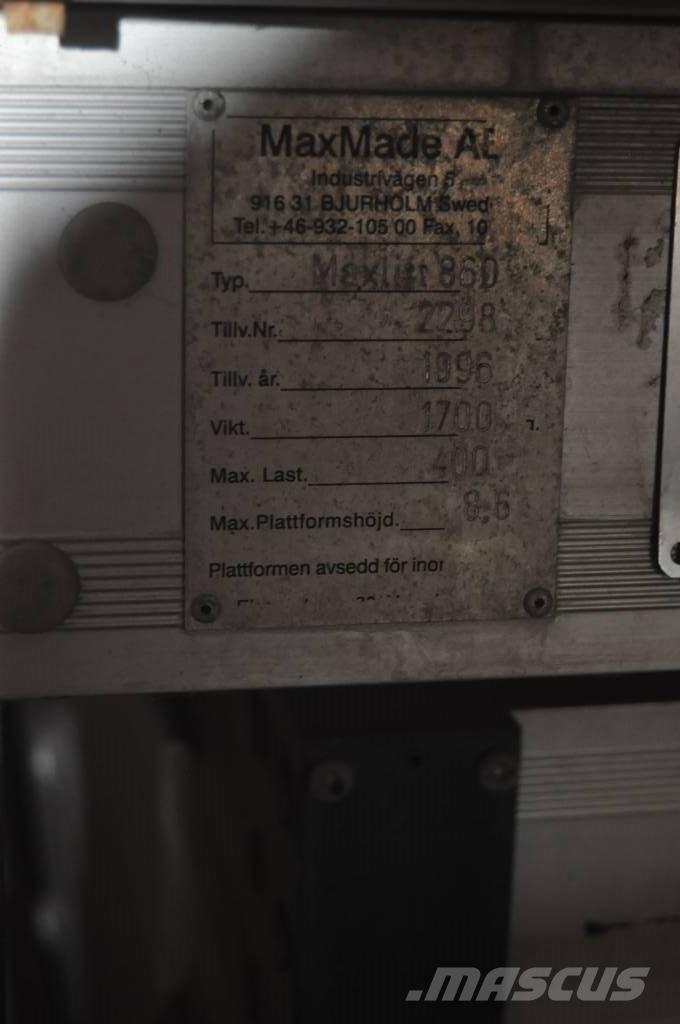  Max Made AB SAXLIFT Складська техніка - Інші