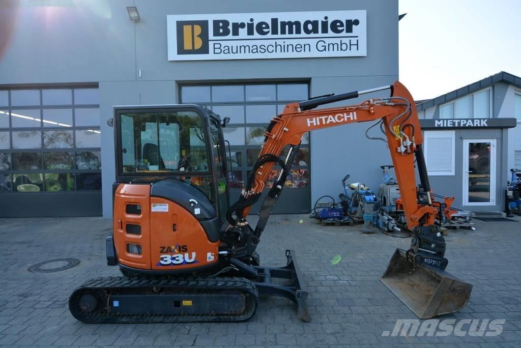 Hitachi ZX 33 U-6 Міні-екскаватори < 7т